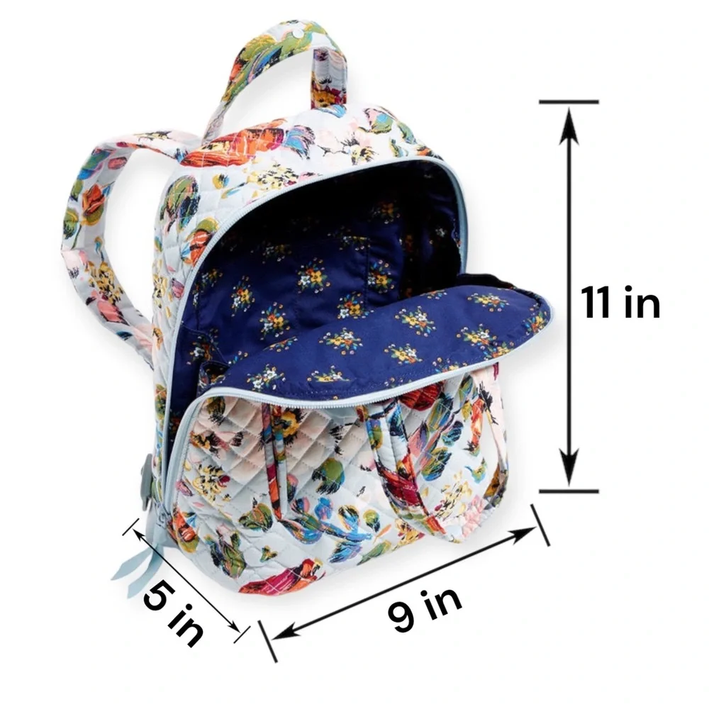 Vera Bradley Mini Totepack in Cotton Sea Air Floral Quilted